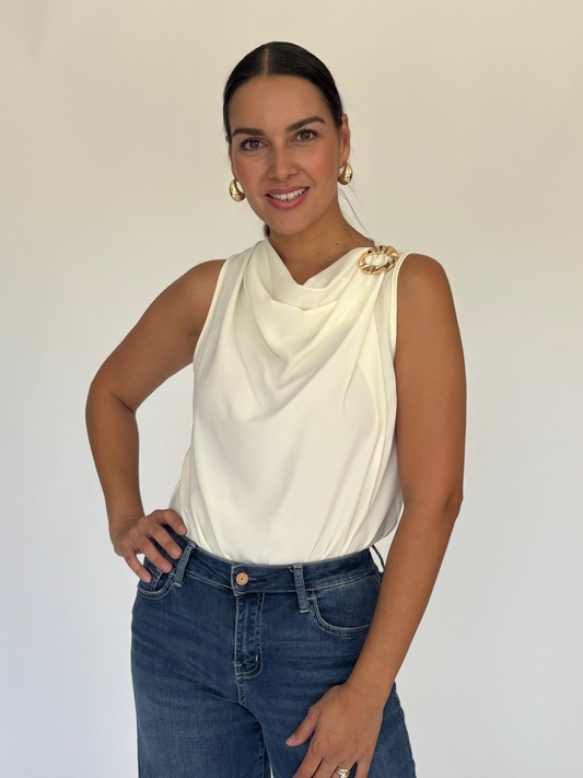 BLUSA BEIGE M26026