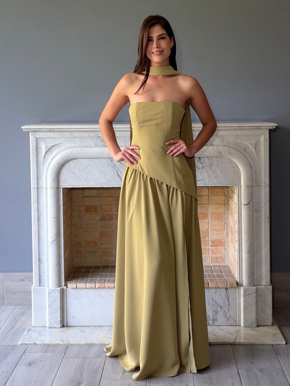 VESTIDO VERDE 507902