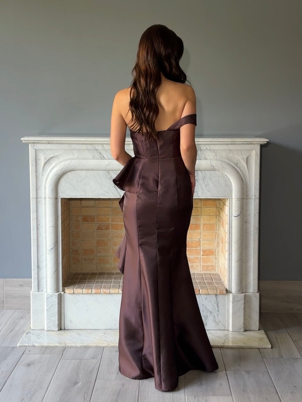 VESTIDO CAFÉ 24031