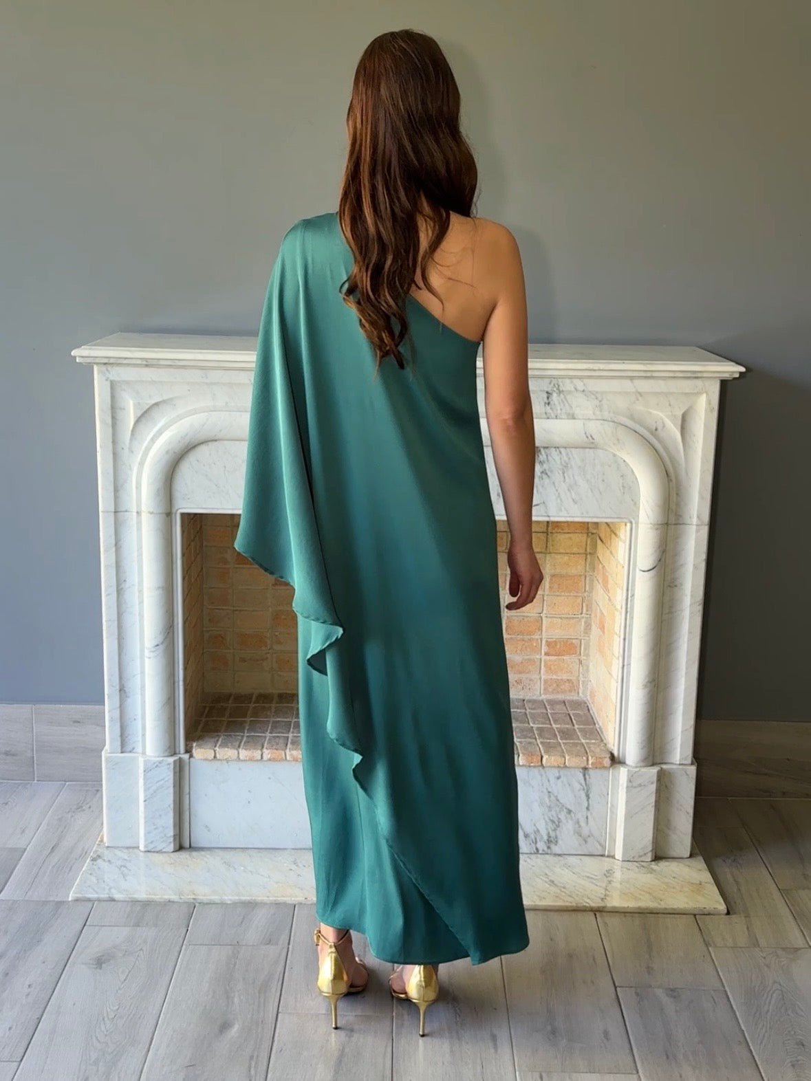 VESTIDO VERDE D7756