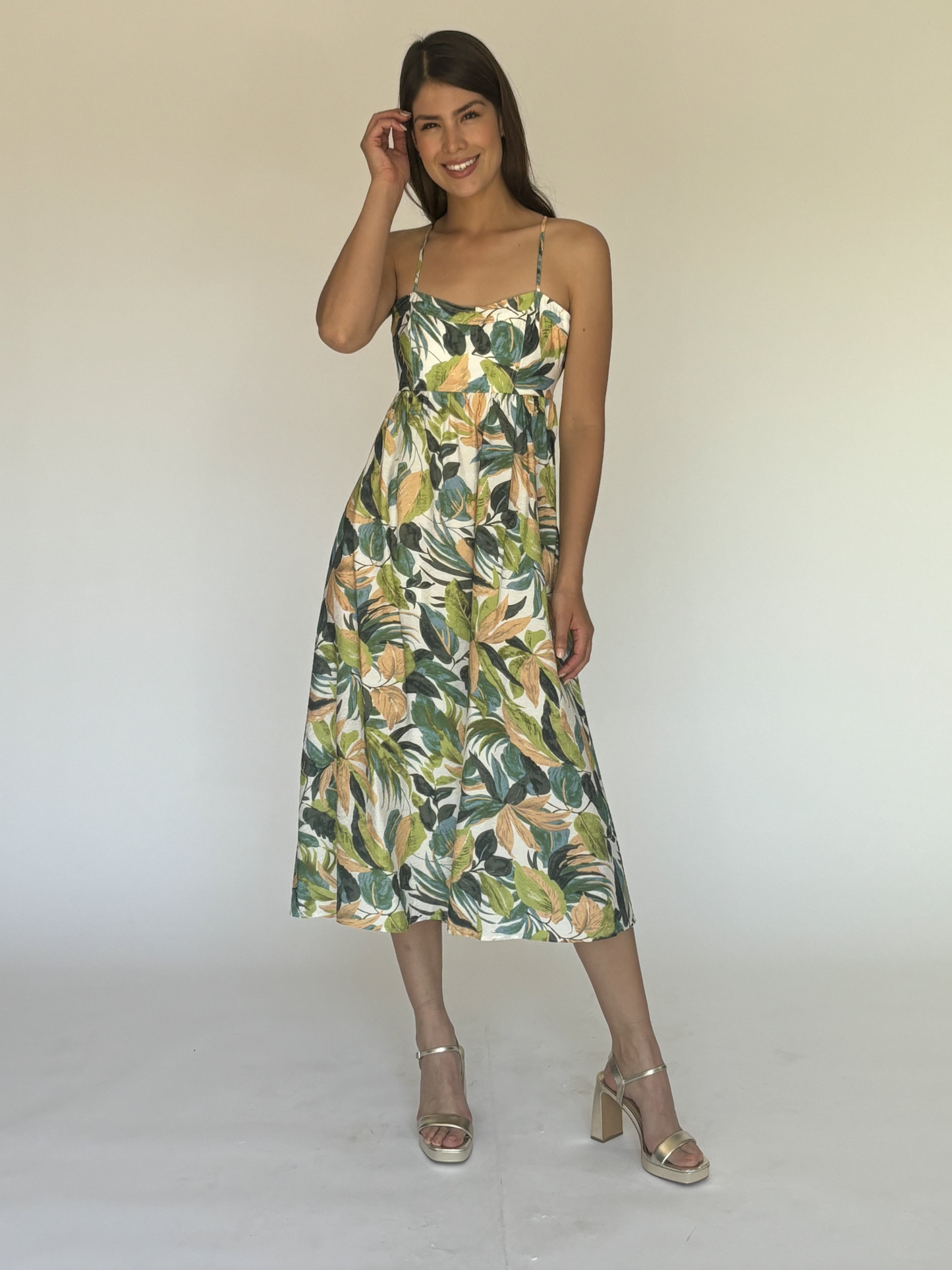 VESTIDO VERDE 30581