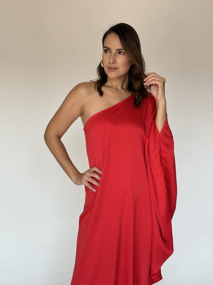 VESTIDO ROJO D6839