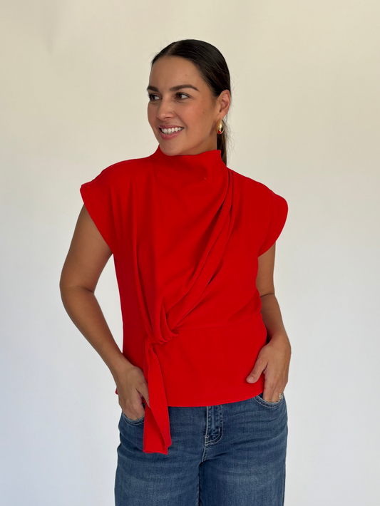BLUSA ROJA L25579