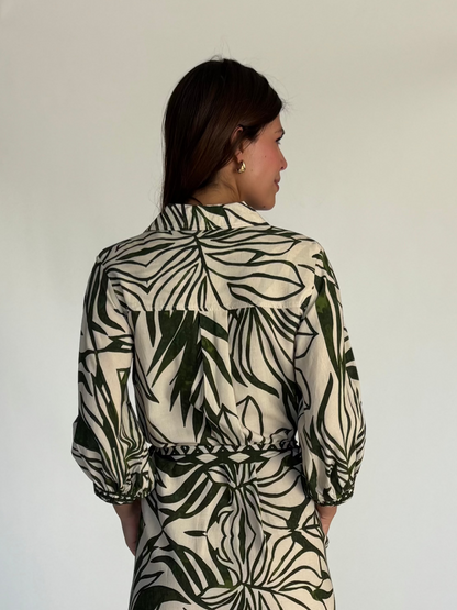 VESTIDO VERDE 11214