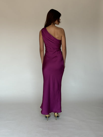 VESTIDO UN HOMBRO DL0793