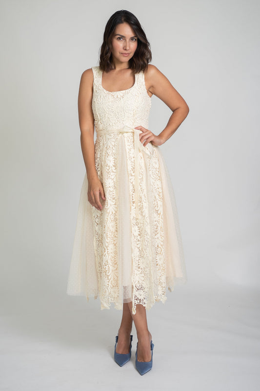 VESTIDO BEIGE JMD14774