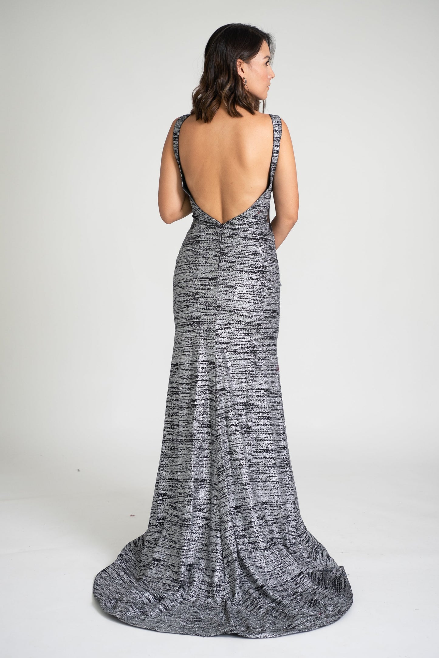VESTIDO PLATA 3713