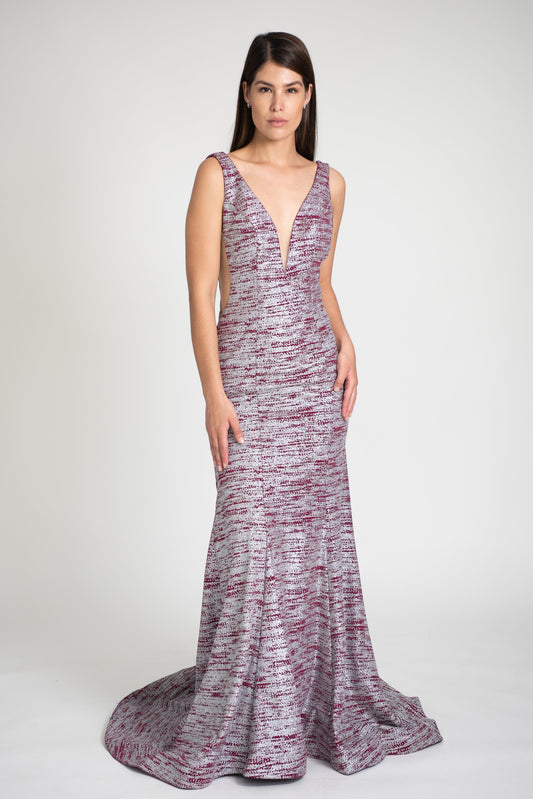 VESTIDO PLATA 3713