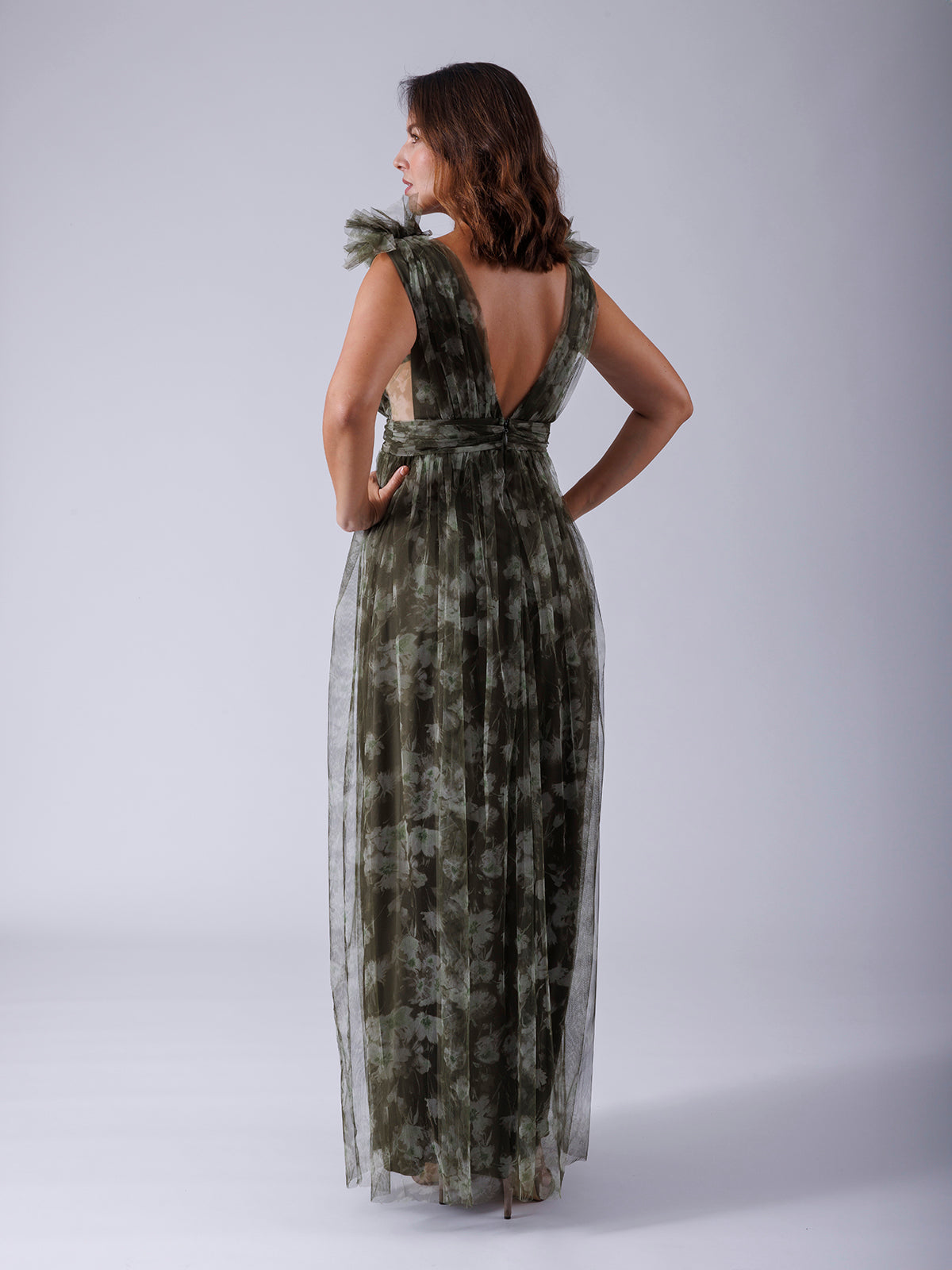 VESTIDO ESTAMPADO VERDE M1010