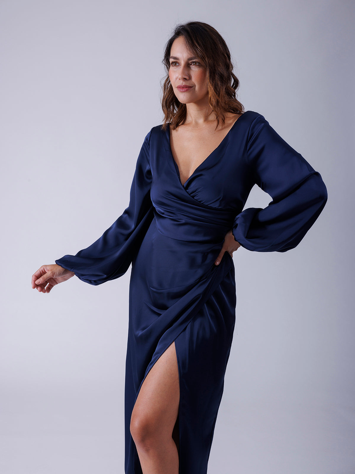 VESTIDO EXTRA AZUL MARINO  F22939P