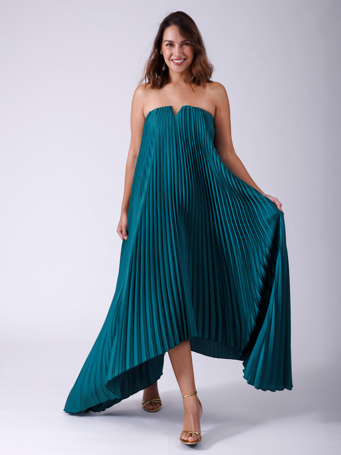 VESTIDOS PLISADO CP710