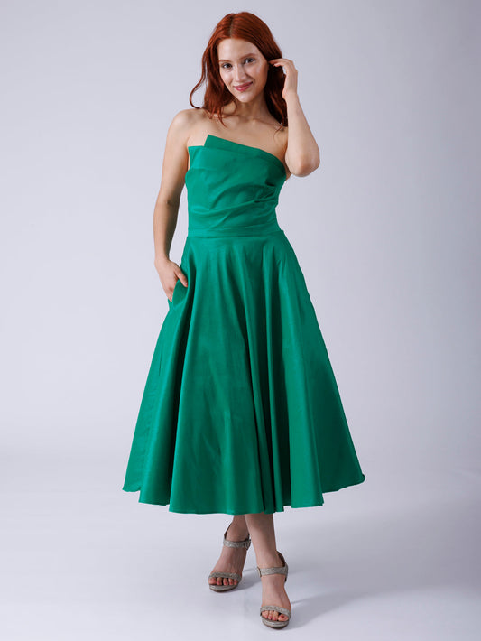 VESTIDO VERDE 507874