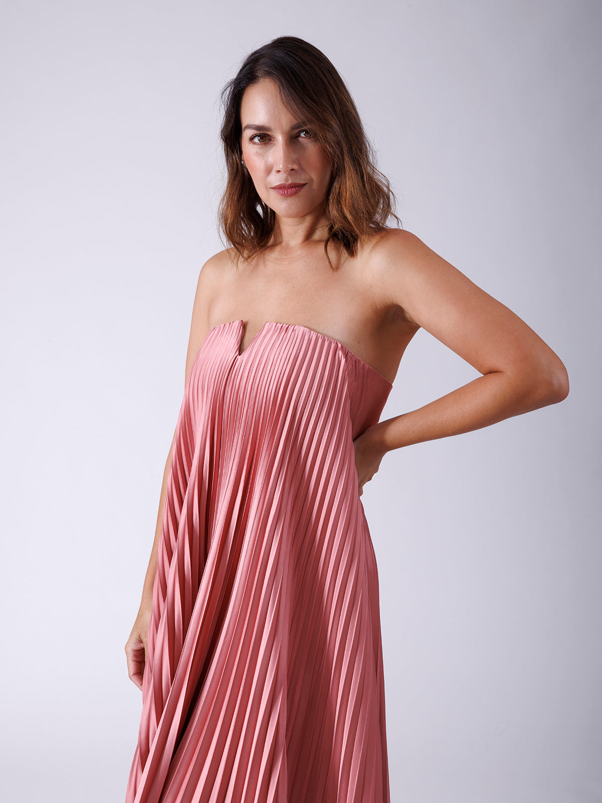 VESTIDOS PLISADO CP710