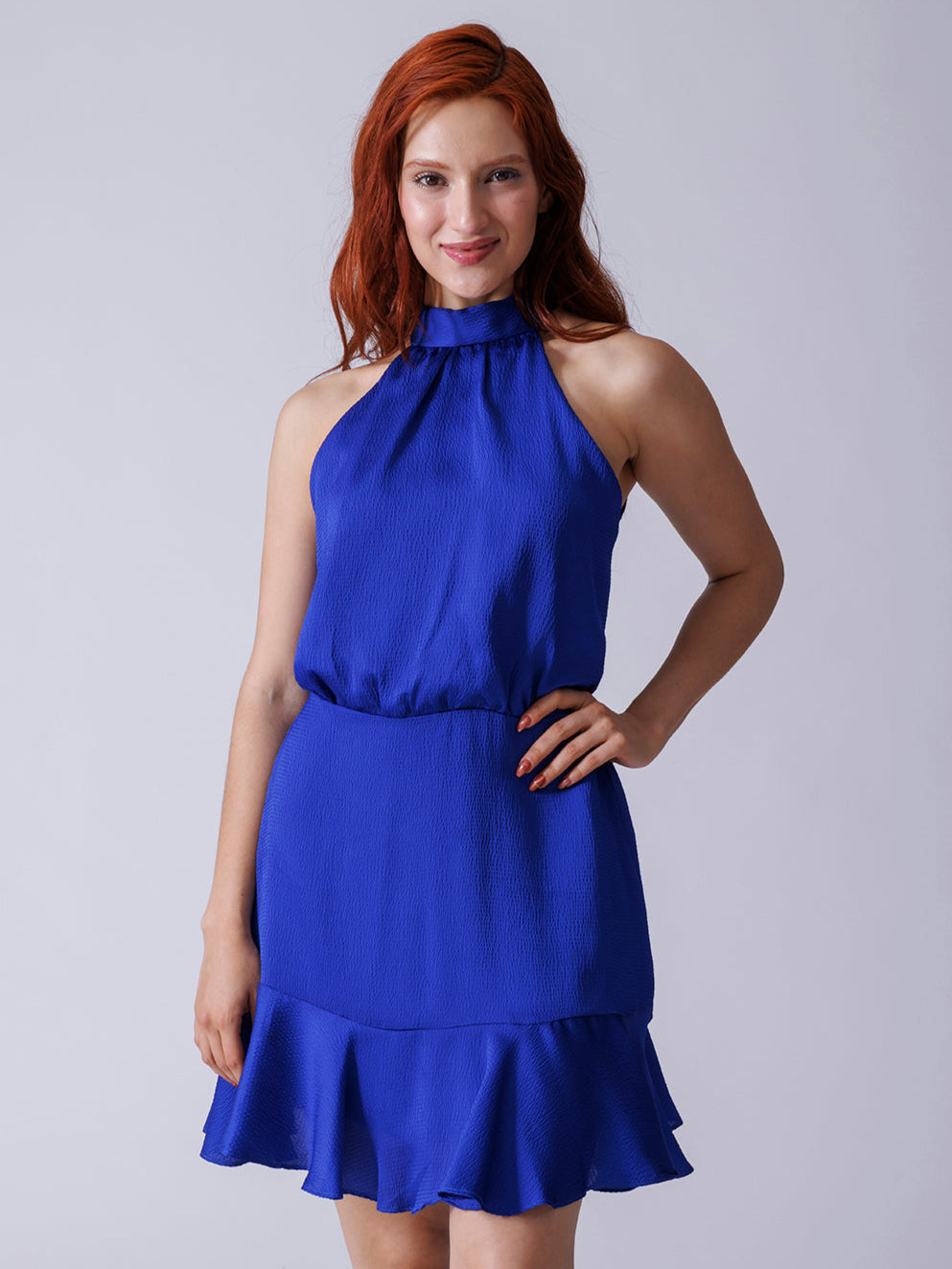 VESTIDO AZUL D8585