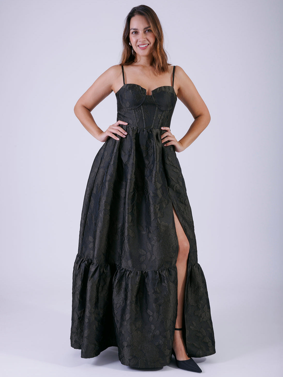 VESTIDO VERDE OLIVO  25034