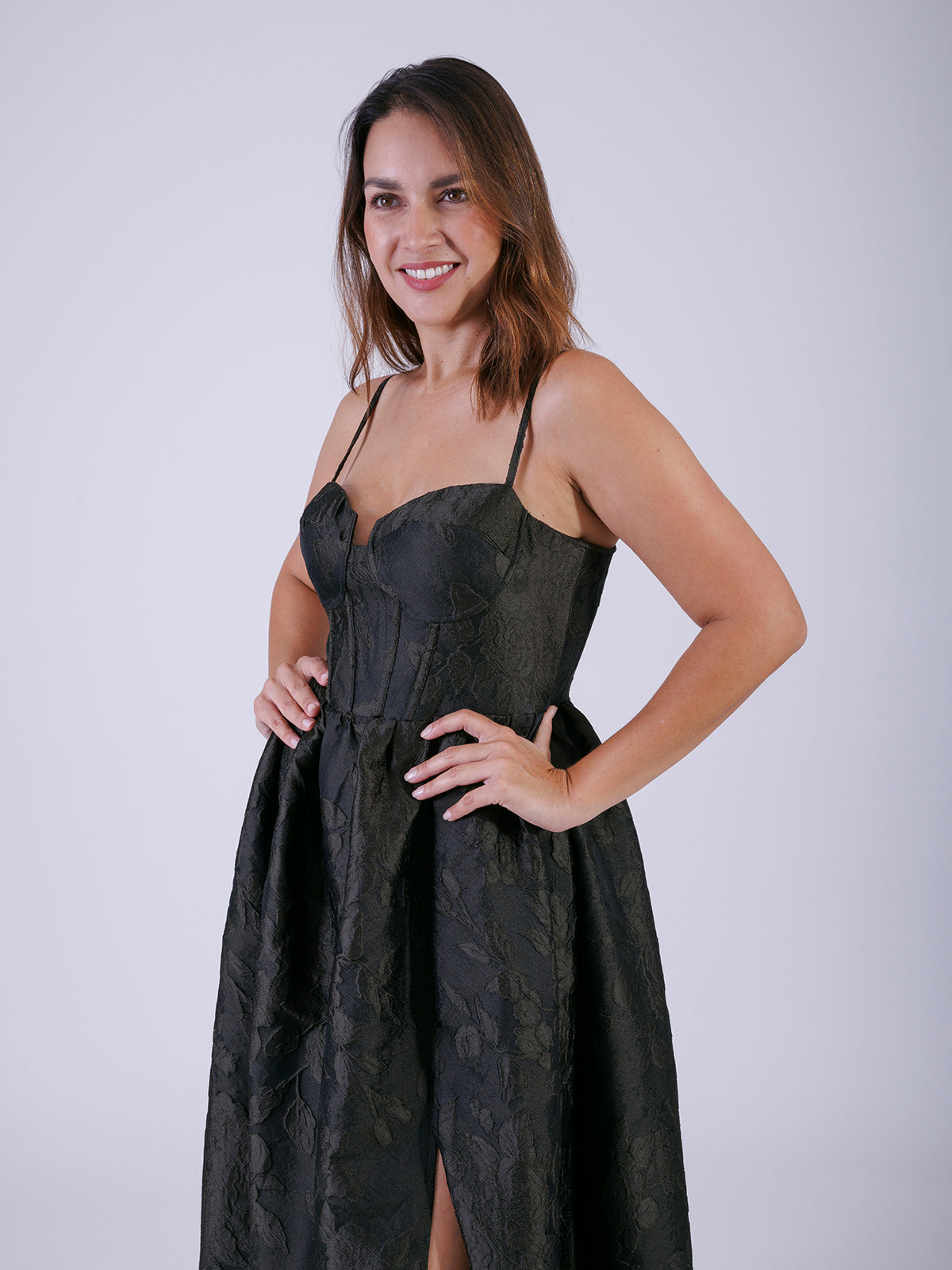 VESTIDO VERDE OLIVO  25034