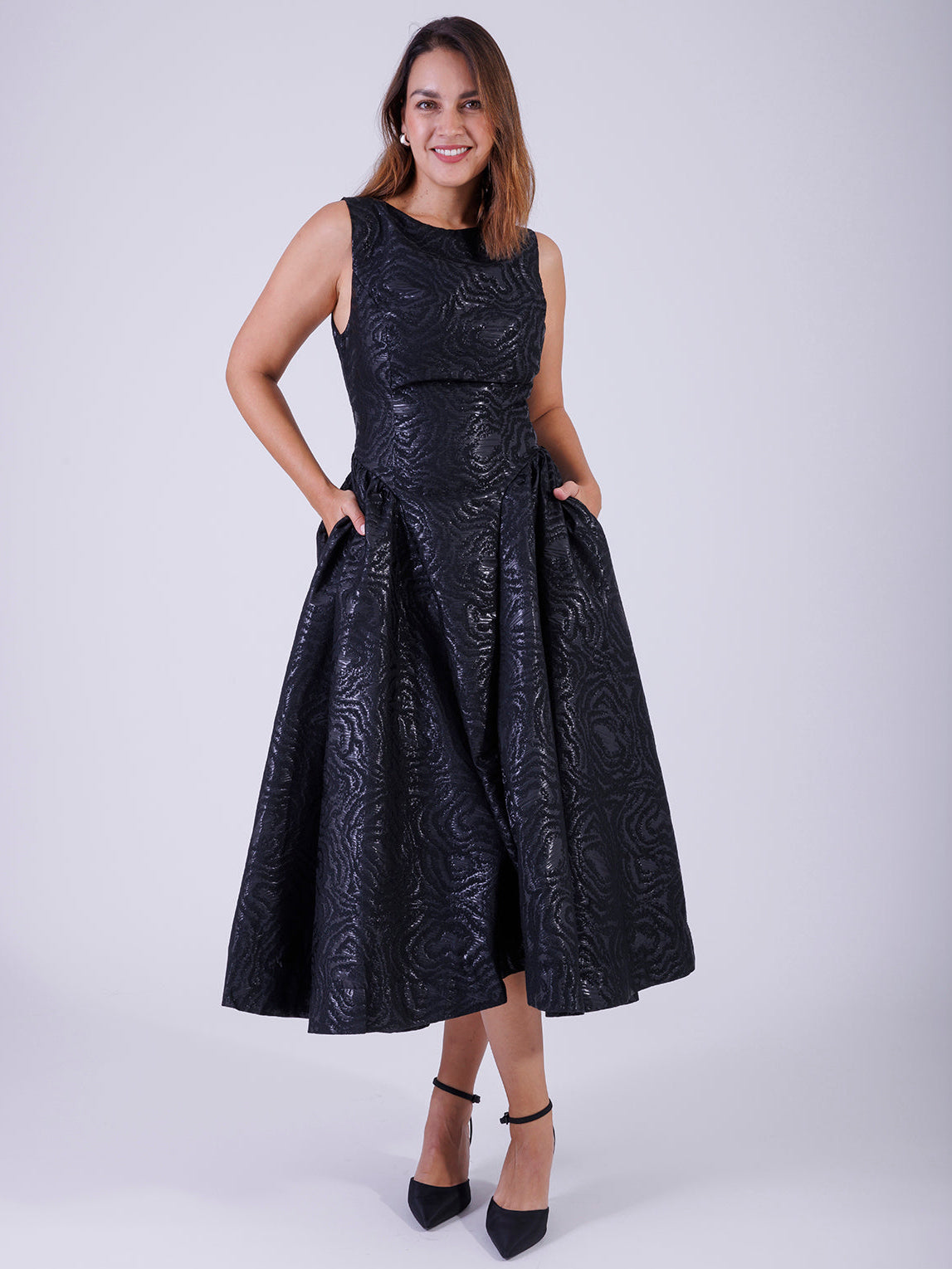 VESTIDO NEGRO D1328