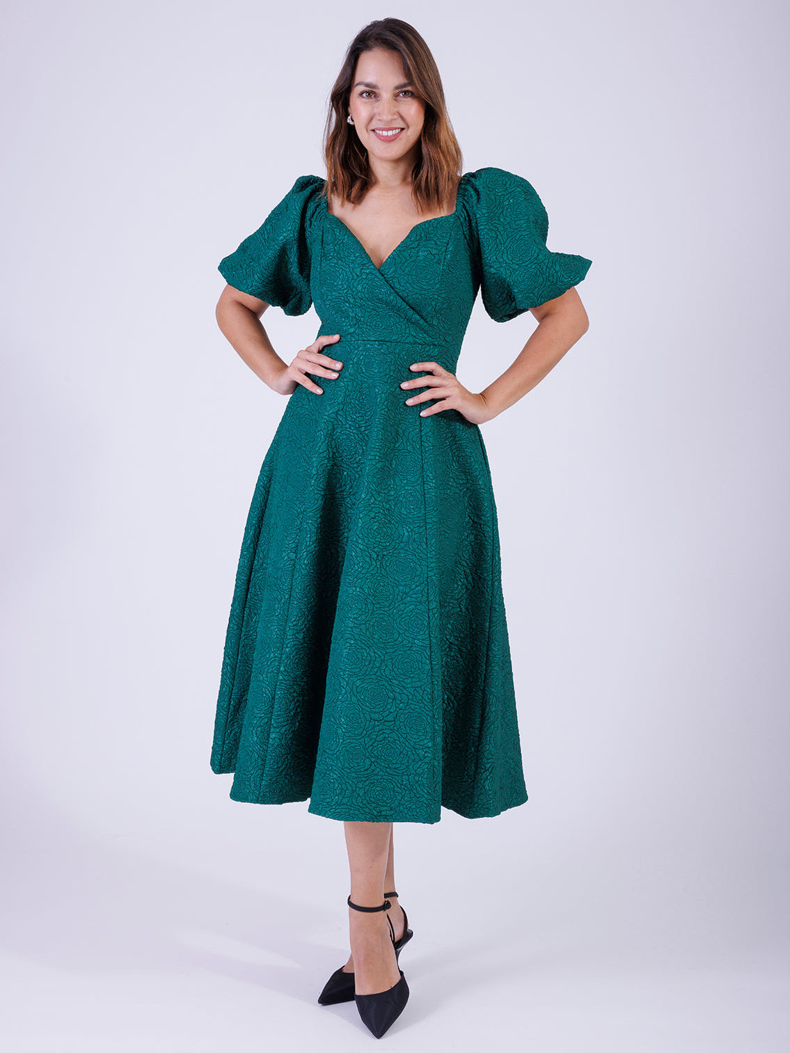VESTIDO VERDE D20337