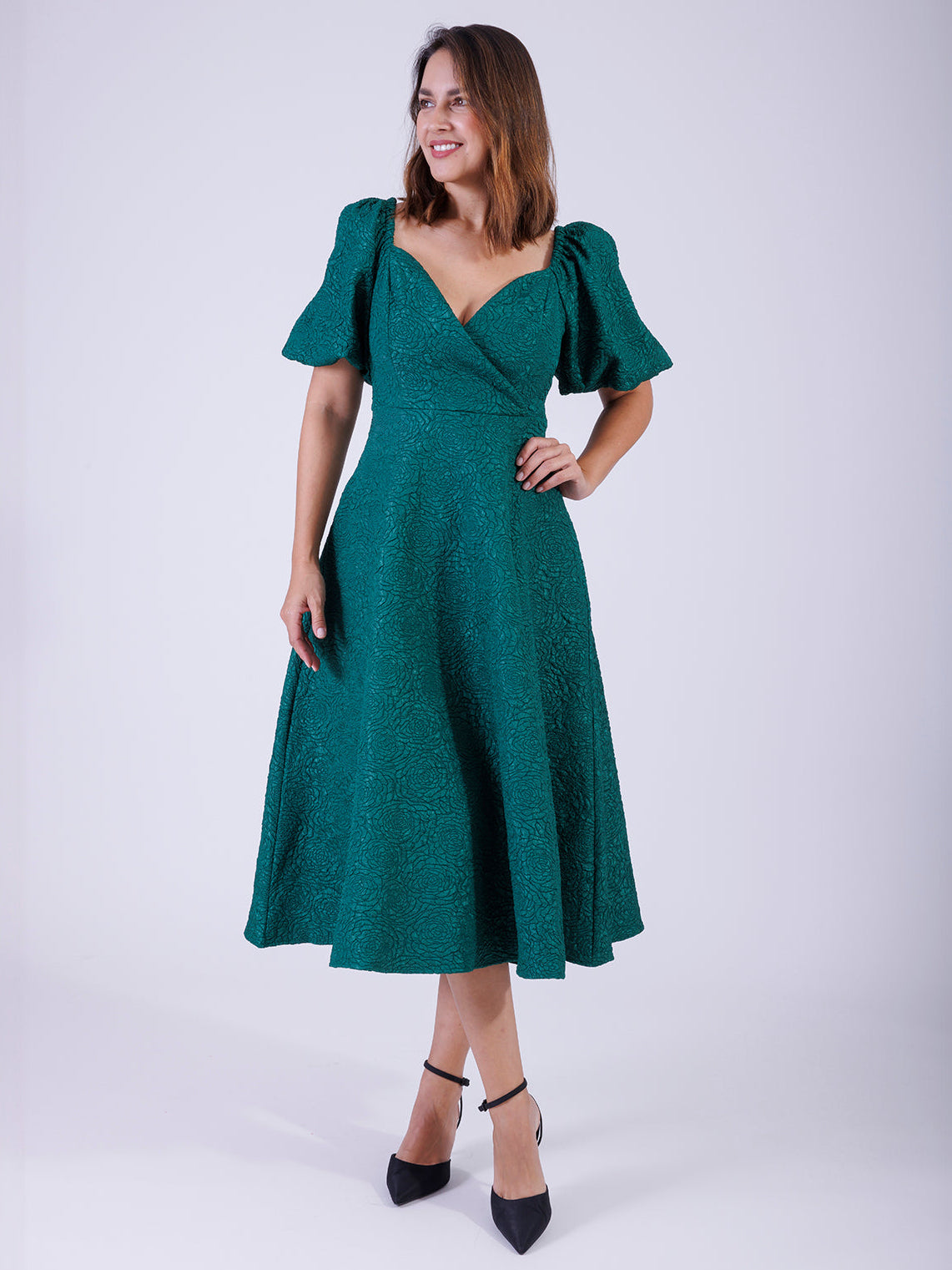 VESTIDO VERDE D20337