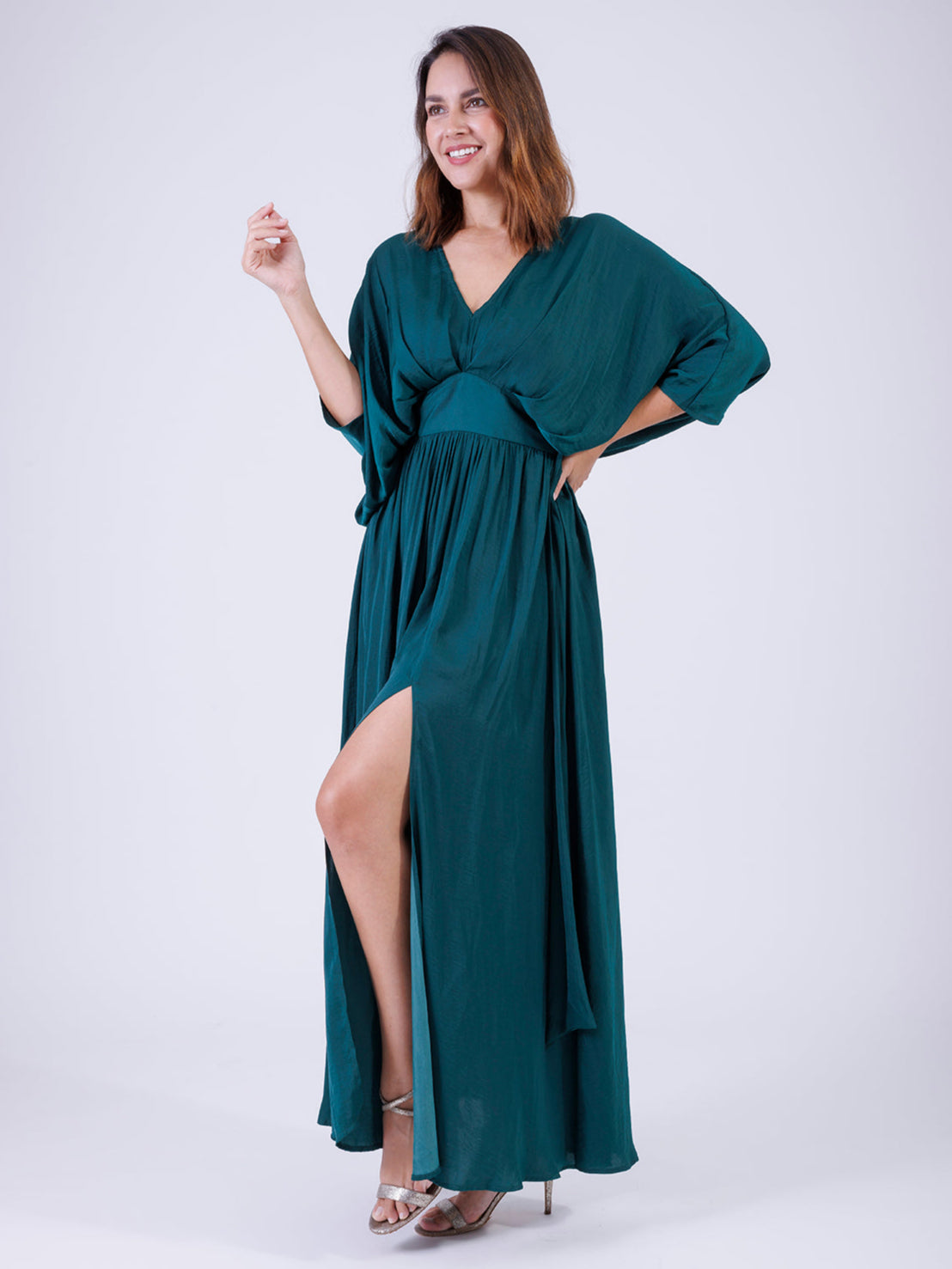 VESTIDO VERDE 2682H