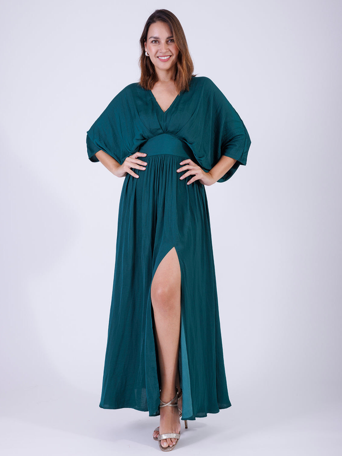 VESTIDO VERDE 2682H