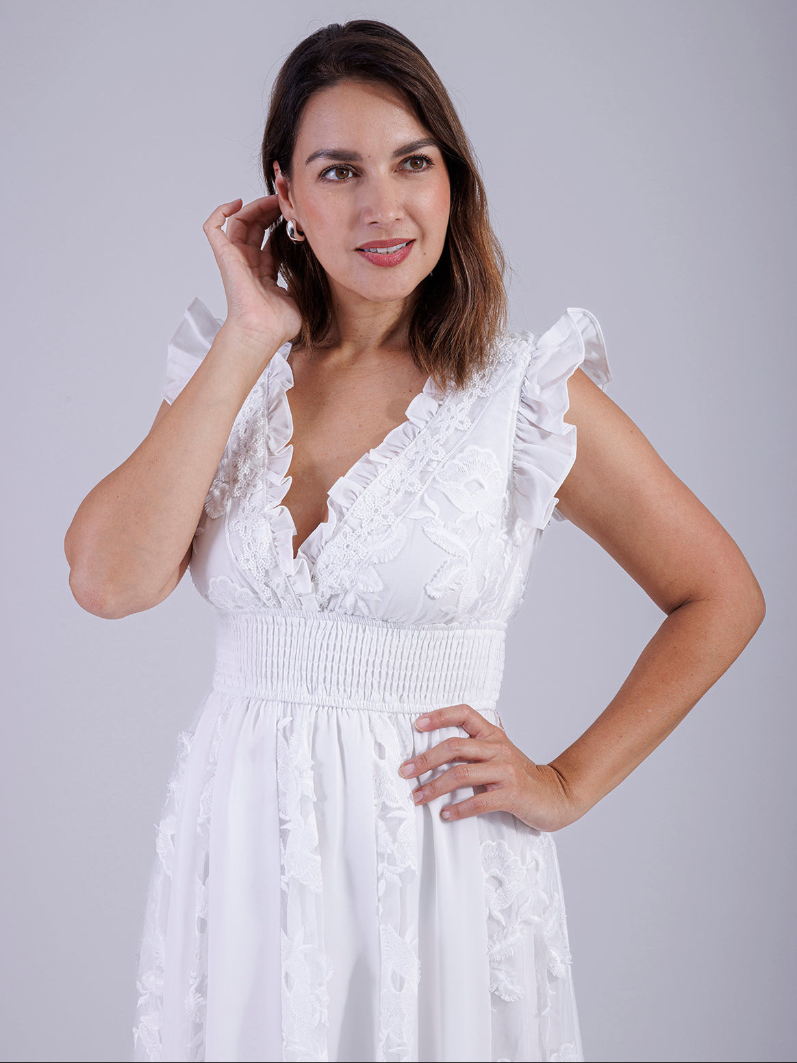 VESTIDO BLANCO D5988