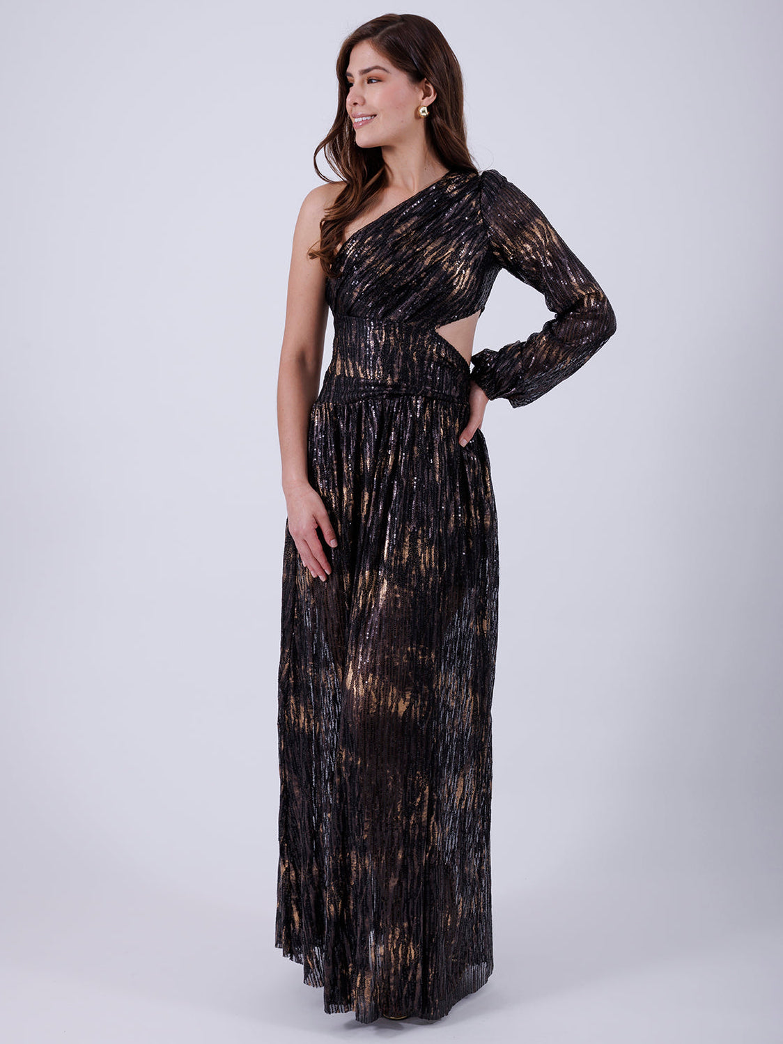 VESTIDO LARGO LENTEJUELA D119888