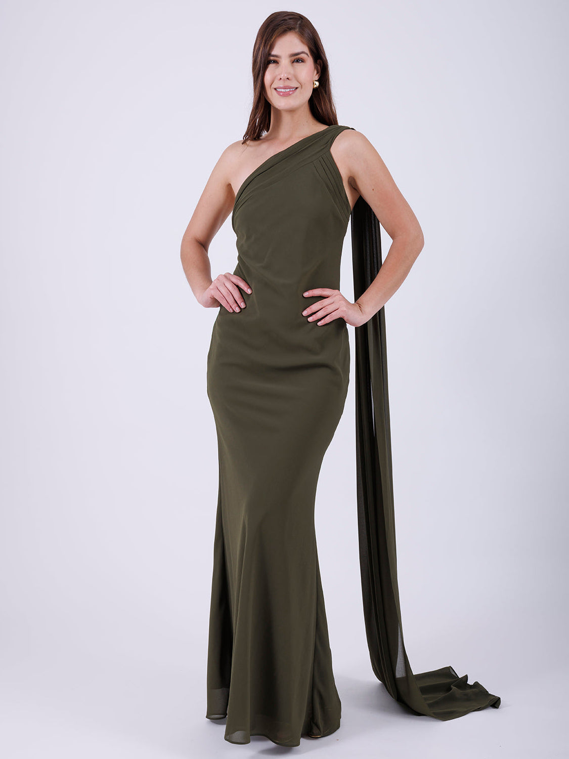 VESTIDO VERDE N2427