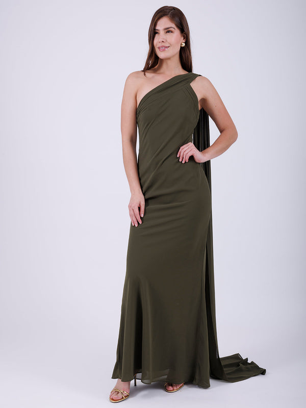 VESTIDO VERDE N2427