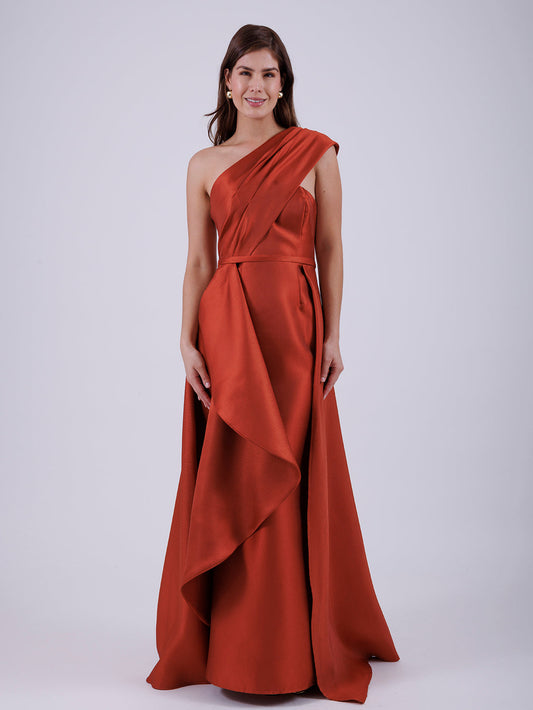 VESTIDO TERRACOTA 23070