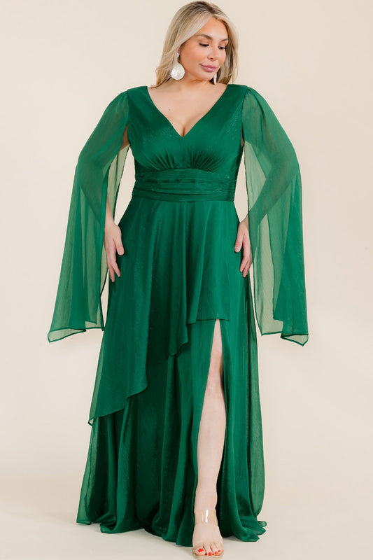 VESTIDO VERDE M2953
