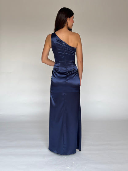 VESTIDO AZUL MARINO 24419