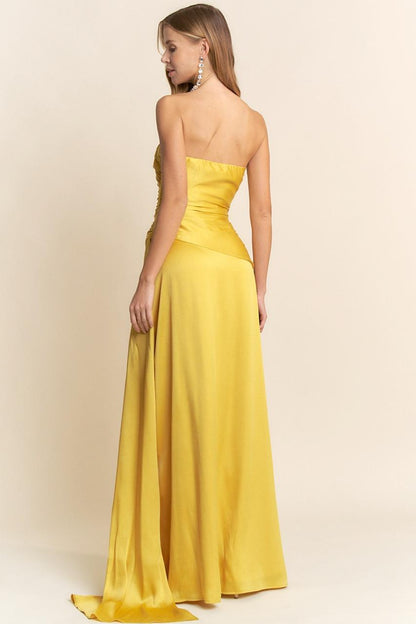 VESTIDO MOSTAZA N2442
